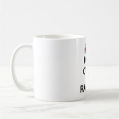 BEHALTEN Sie RUHE, die ich EIN FÖRSTER bin Kaffeetasse (Links)