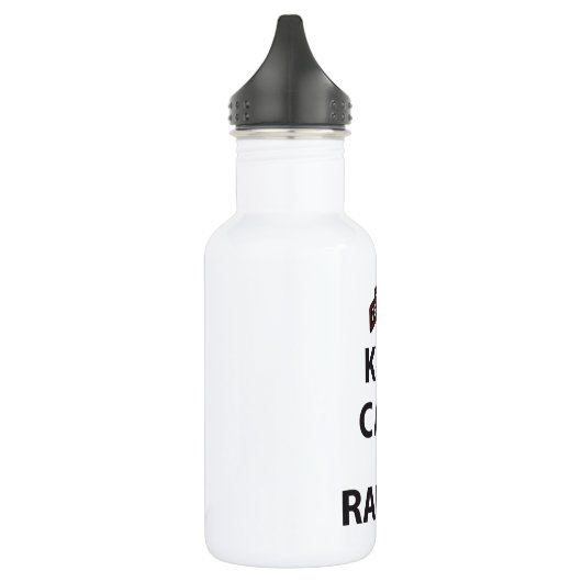 BEHALTEN Sie RUHE, die ich EIN FÖRSTER bin Trinkflasche (Links)