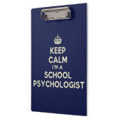 Behalten Sie Ruhe, die ich ein Klemmbrett (Links)