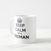 Behalten Sie Ruhe, die ich eine Kaffeetasse (Vorderseite Links)