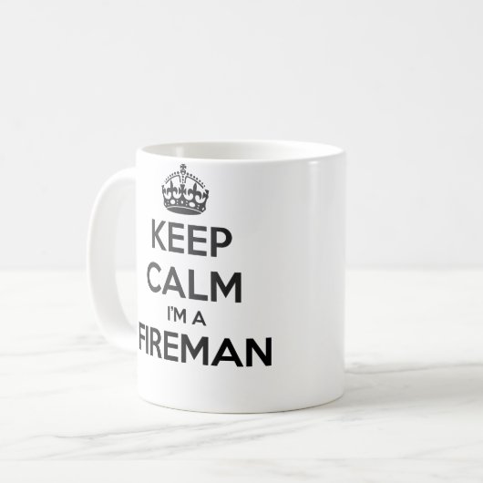 Behalten Sie Ruhe, die ich eine Kaffeetasse (Vorderseite Links)