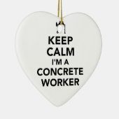 Behalten Sie Ruhe, die ich eine konkrete Keramikornament (Rechts)