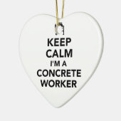 Behalten Sie Ruhe, die ich eine konkrete Keramikornament (Links)