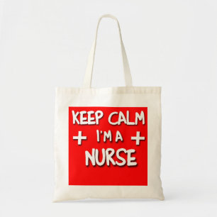 Behalten Sie Ruhe, die ich eine KRANKENSCHWESTER Tragetasche