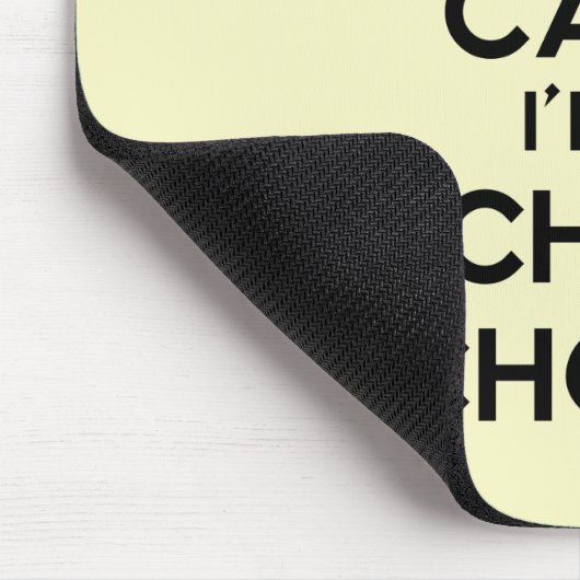 Behalten Sie Ruhe, die ich eine Mousepad (Ecke)