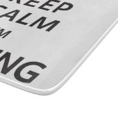 Behalten Sie Ruhe, die ich koche Schneidebrett (Ecke)