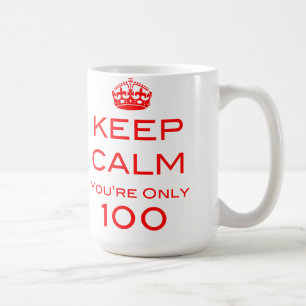 Behalten Sie Ruhe, die Sie die nur 100 Kaffeetasse