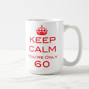 Behalten Sie Ruhe, die Sie die nur 60 Kaffeetasse