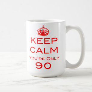 Behalten Sie Ruhe, die Sie die nur 90 Kaffeetasse