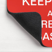 Behalten Sie Ruhe - glänzen Sie am Bässe mousepad (Ecke)