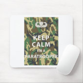 Behalten Sie Ruhe - ich bin ein Fallschirmjäger Mousepad (Mit Mouse)