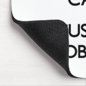 Behalten Sie Ruhe, indem Sie auf Bobcats sich Mousepad (Ecke)