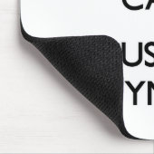 Behalten Sie Ruhe, indem Sie auf Lippe Synching Mousepad (Ecke)