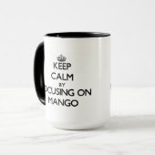 Behalten Sie Ruhe, indem Sie auf Mango sich Tasse (Vorderseite Links)