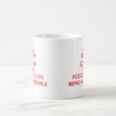 Behalten Sie Ruhe, indem Sie auf Sein zugänglich Kaffeetasse (Mittel)