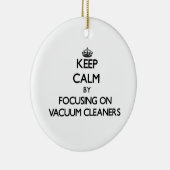 Behalten Sie Ruhe, indem Sie auf Staubsauger sich Keramik Ornament (Rechts)