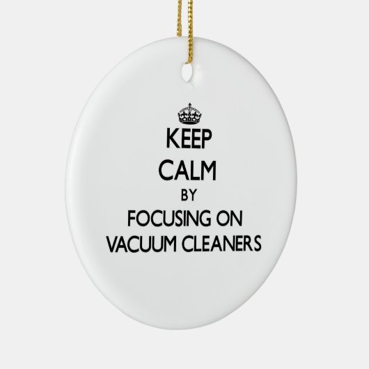 Behalten Sie Ruhe, indem Sie auf Staubsauger sich Keramik Ornament (Rechts)
