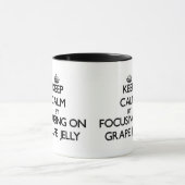 Behalten Sie Ruhe, indem Sie auf Trauben-Gelee Tasse (Zentrum)