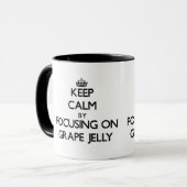Behalten Sie Ruhe, indem Sie auf Trauben-Gelee Tasse (Vorderseite Links)