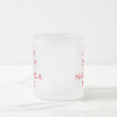 Behalten Sie Ruhe, indem Sie ein Maultier umarmen Mattglastasse (Mittel)