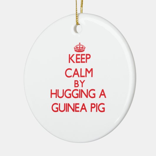 Behalten Sie Ruhe, indem Sie ein Meerschweinchen Keramik Ornament (Links)