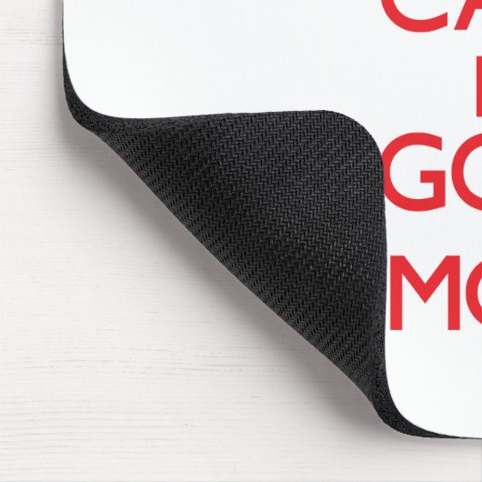 Behalten Sie Ruhe, indem Sie eine Mole umarmen Mousepad (Ecke)