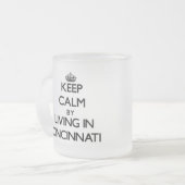 Behalten Sie Ruhe, indem Sie in Cincinnati wohnen Mattglastasse (Vorderseite Links)