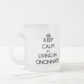 Behalten Sie Ruhe, indem Sie in Cincinnati wohnen Mattglastasse (Links)