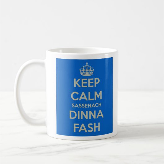 Behalten Sie Ruhe Kaffeetasse (Links)