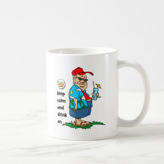 behalten Sie Ruhe Kaffeetasse (Rechts)