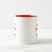 Behalten Sie Ruhe-/Kalam Apologetics-Kaffee-Tasse Zweifarbige Tasse (Mittel)