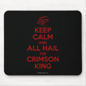 Behalten Sie Ruhe mit dem hochroten König Mousepad (Vorne)