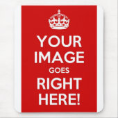 Behalten Sie Ruhe Mousepad (Vorne)