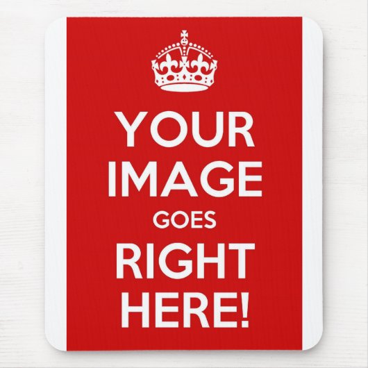 Behalten Sie Ruhe Mousepad (Vorne)