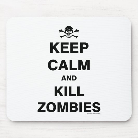 Behalten Sie Ruhe Mousepad (Vorne)