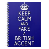 Behalten Sie Ruhe Notizblock (Vorderseite)