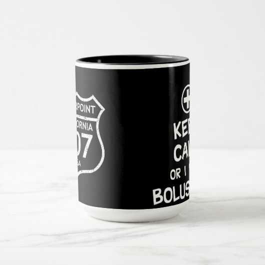 Behalten Sie Ruhe, oder ich werde Bolus das Tasse (Zentrum)
