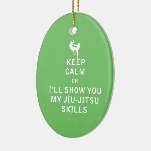 Behalten Sie Ruhe, oder ich zeige Ihnen meine Keramikornament (Links)