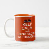 BEHALTEN Sie RUHE - Sacredart Tasse (Links)