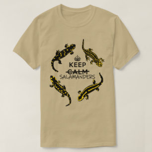 Behalten Sie Ruhe/Salamanders T-Shirt