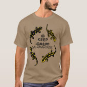 Behalten Sie Ruhe/Salamanders T-Shirt (Vorderseite)