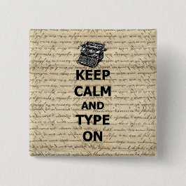 Behalten Sie Ruhe u. Art an Button