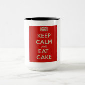 Behalten Sie Ruhe u. essen Sie Kuchen-Tasse! Tasse (Zentrum)