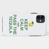 Behalten Sie Ruhe u. führen Sie die Tequila iPhone Case-Mate iPhone Hülle (Rückseite (Horizontal))