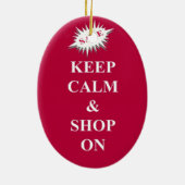 behalten Sie Ruhe u. kaufen Sie an Keramikornament (Hinten)