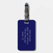 Behalten Sie Ruhe u. kreuzen Sie häufig, Gepäckanhänger (Rückseite vertikal)