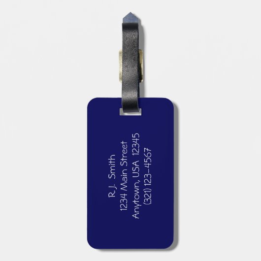 Behalten Sie Ruhe u. kreuzen Sie häufig, Gepäckanhänger (Rückseite vertikal)