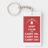 Behalten Sie Ruhe u. machen Sie weiter, machen Sie Schlüsselanhänger (Vorderseite)