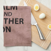 Behalten Sie Ruhe u. Mutter an Handtuch (Viertel Falte)