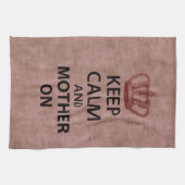 Behalten Sie Ruhe u. Mutter an Handtuch (Horizontal)